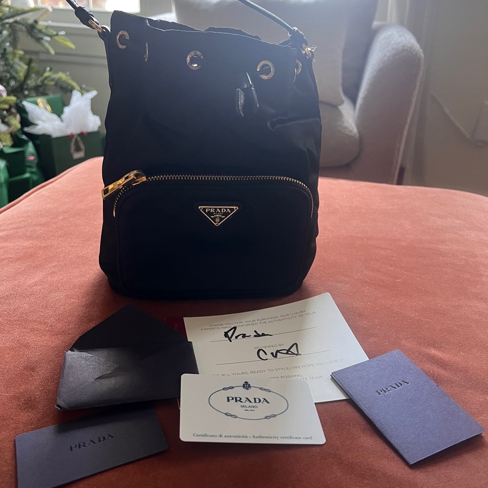 Prada Bucket Nylon Bag